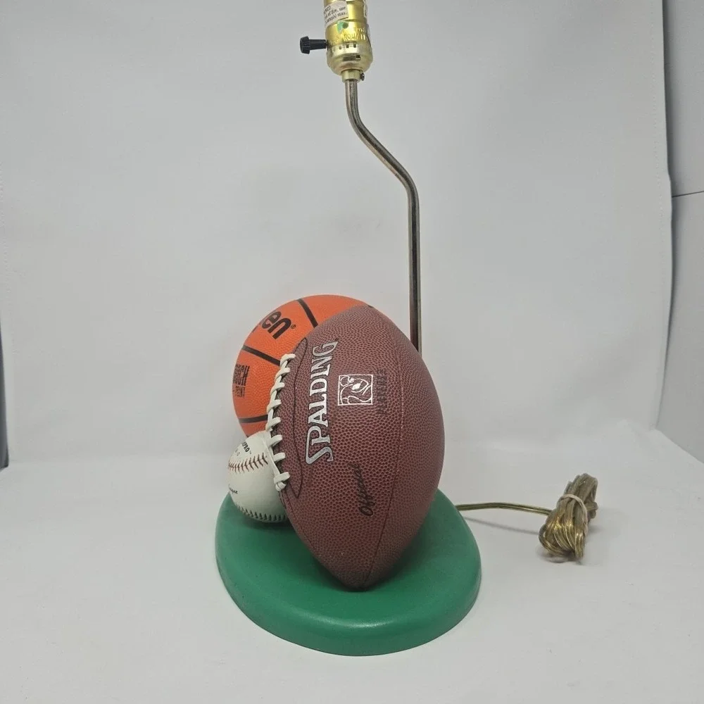 Sports Theme Lamp Mini Football Basketball Baseball Kids Molten Spalding Champro